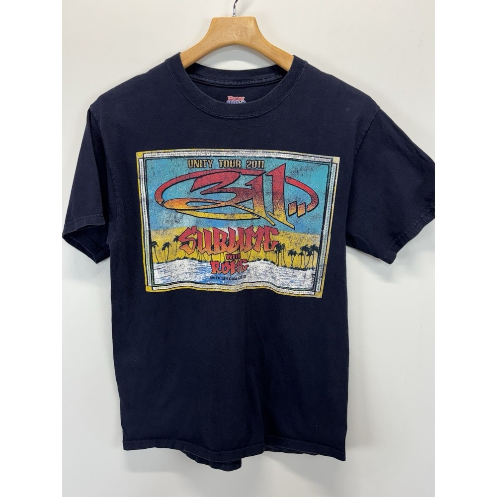 3.11 Sublime With Rome Concert Tshirt Sz Medium Men's Band 2011 Hanes Beefy T